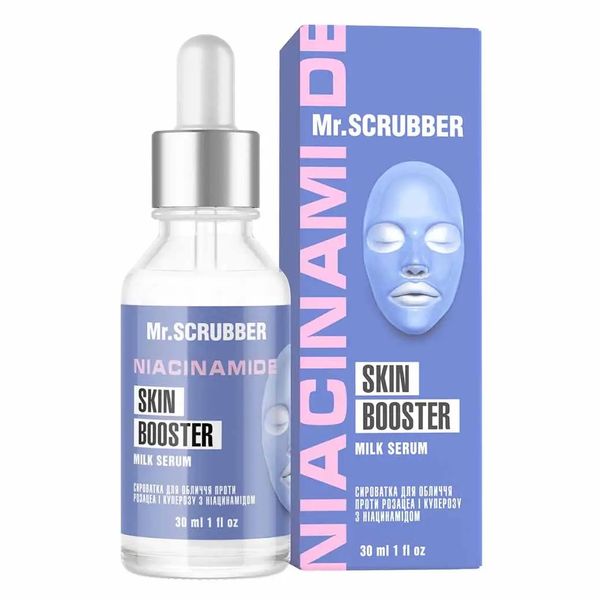 Сироватка для обличчя проти розацеа і куперозу з ніацинамідом Milk Serum Mr.SCRUBBER 0730 фото