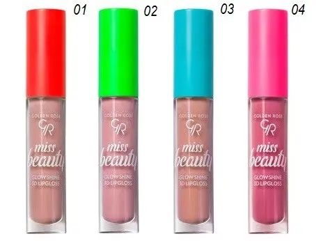 Кремова рідка помада для губ Golden Rose Miss Beauty Glow Shine 3D Lip Gloss 5263 фото