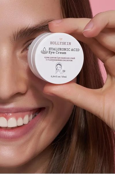 Крем для шкіри навколо очей з гіалуроновою кислотою HOLLYSKIN Hyaluronic Acid Eye Cream 43 фото