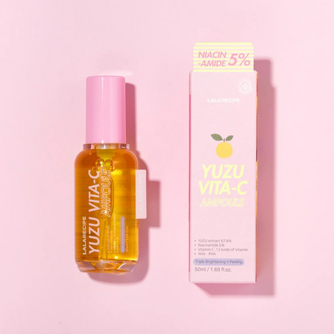 LALARECIPE Yuzu Vita C Ampoule - Вітамінна сироватка з ніацинамідом 5% і екстрактом юдзу 3827 фото
