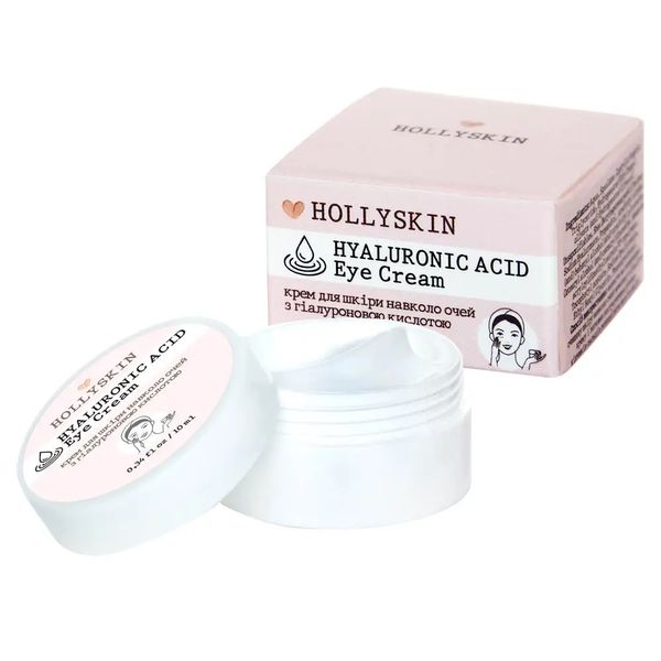 Крем для шкіри навколо очей з гіалуроновою кислотою HOLLYSKIN Hyaluronic Acid Eye Cream 43 фото