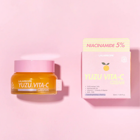LALARECIPE Yuzu Vita C Cream - Вітамінний крем з ніацинамідом 5% та екстрактом юдзу 3828 фото