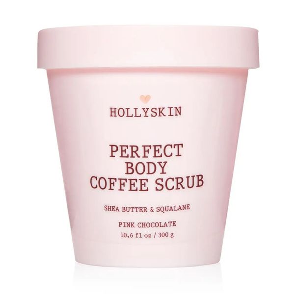 Скраб для ідеально гладенької шкіри HOLLYSKIN Perfect Body Coffee Scrub Pink Chocolate 45 фото