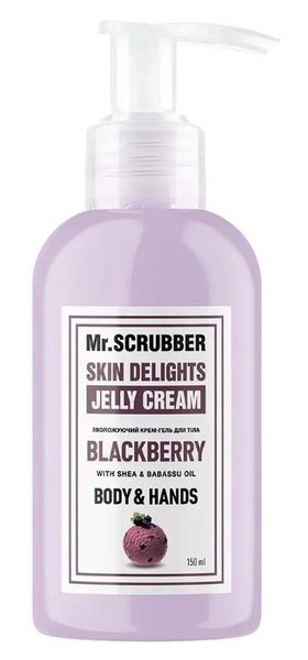 Крем-гель для тіла та рук SKIN DELIGHTS Blackberry Mr.SCRUBBER 1929 фото